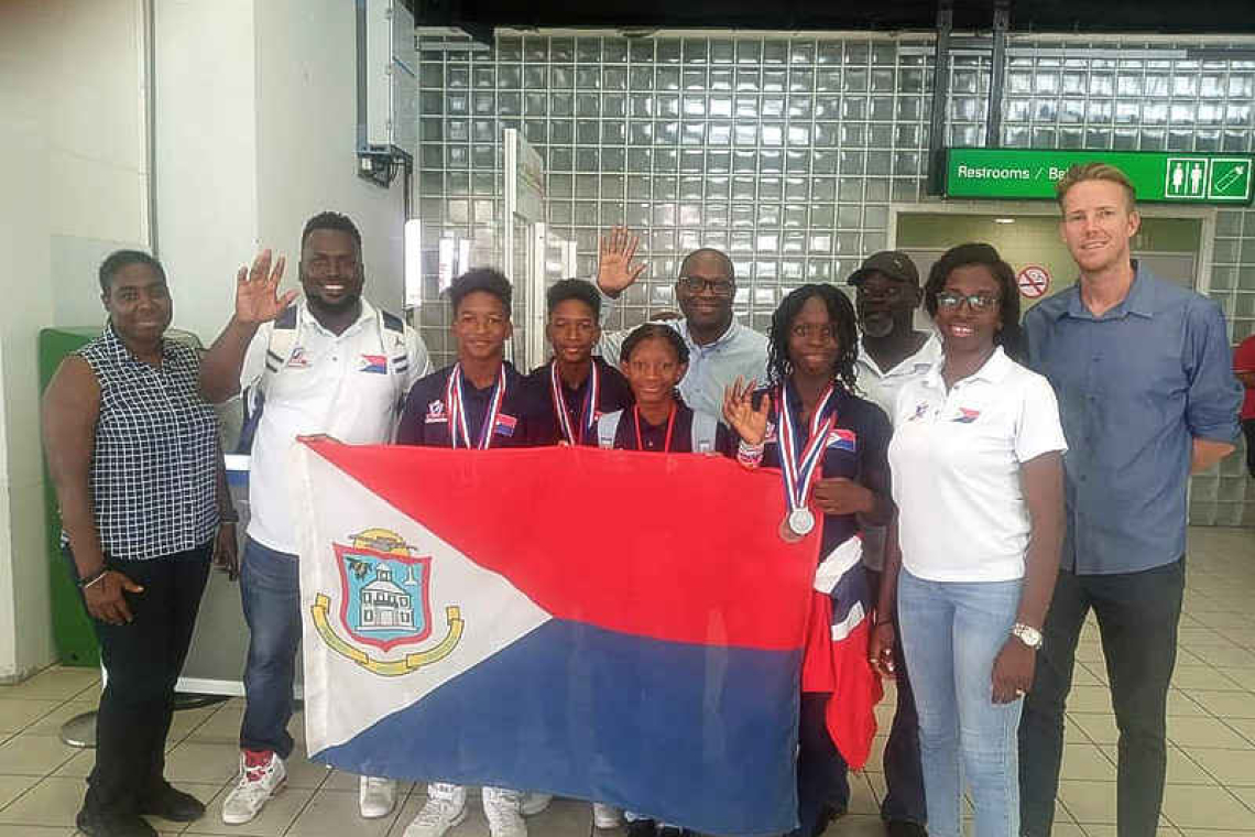 Team St. Maarten competes in NACAC Under 13 Meet 